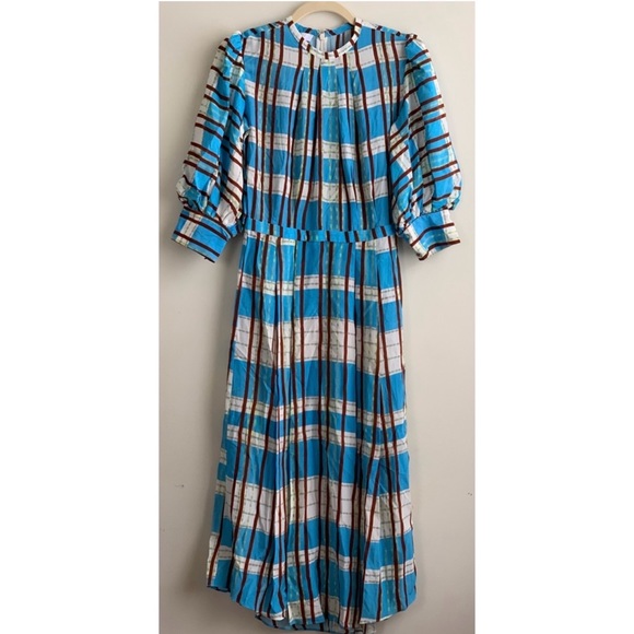 Hunter bell Hawthorne plaid Casper dress 6 - Picture 1 of 2